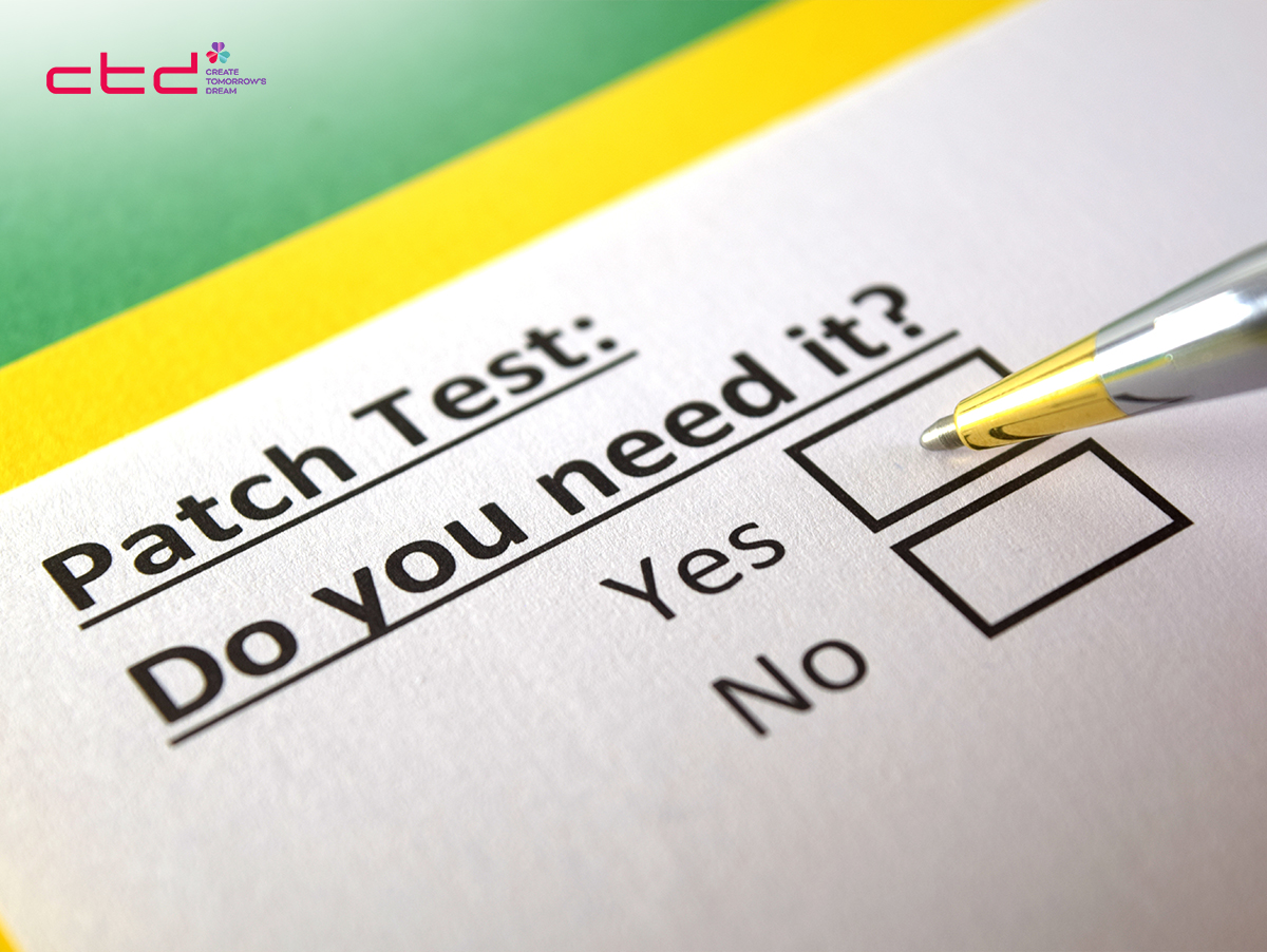 how to patch test skincare