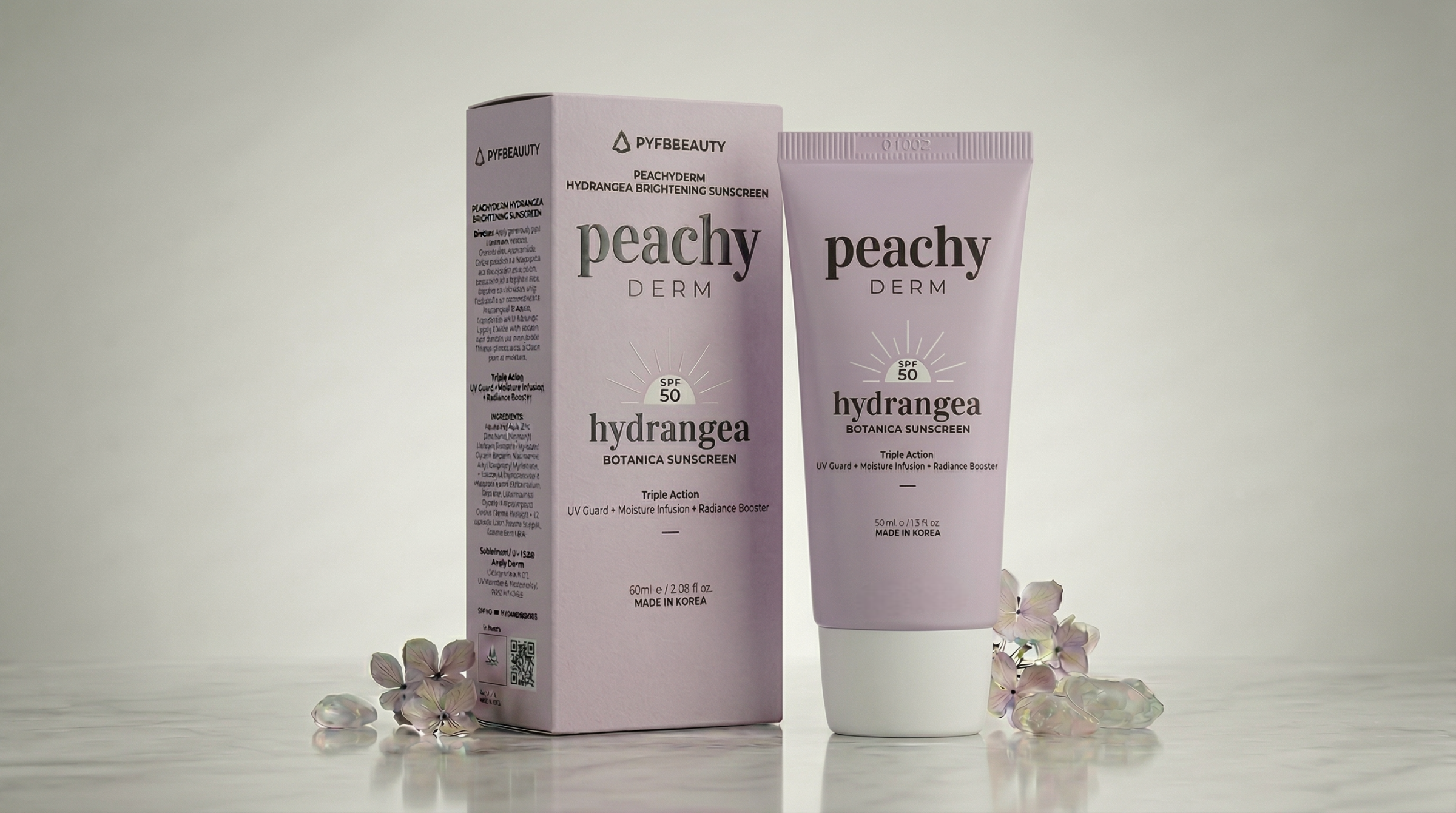 PEACHYDERM Hydrangea Botanica Sunscreen